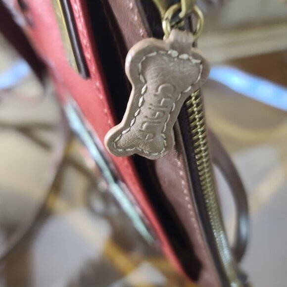 CHALA Paw Print Collection Mini Cross Body Bag (Burgundy) - Picture 5 of 10